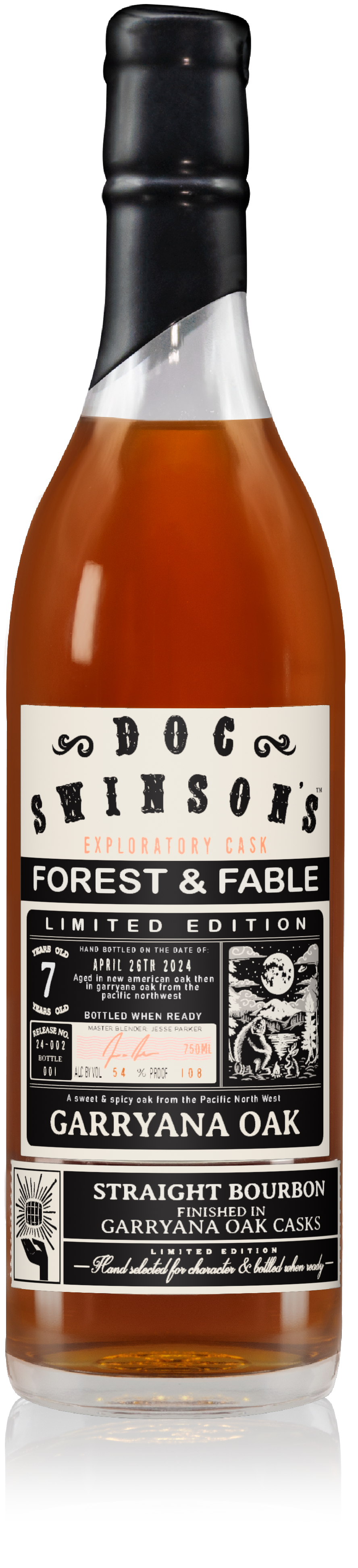 Doc Swinson's Exploratory Cask Forest & Fable Garryana Bourbon 23-0004 2023 bottle