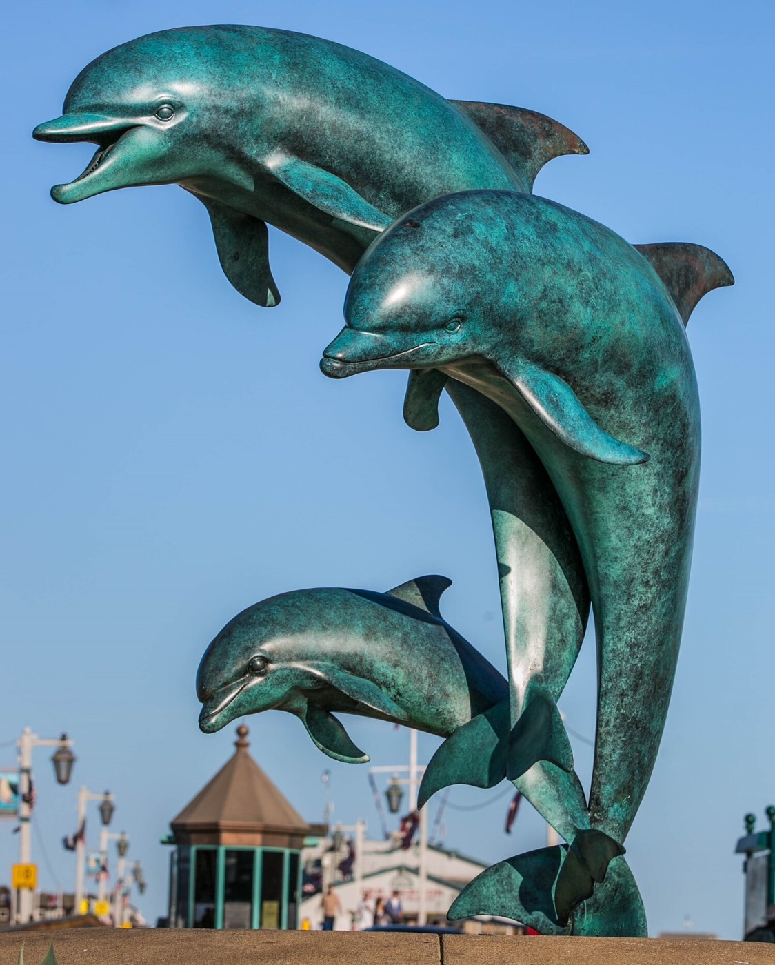 Dolphin Fountain (Santa Barbara Friendship Fountain, 1985) - Photo 1