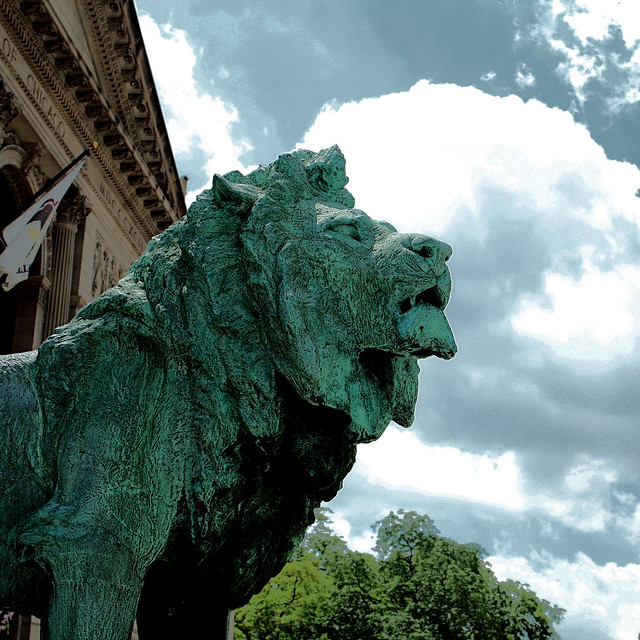 Lion “in an attitude of defiance” - Photo 1