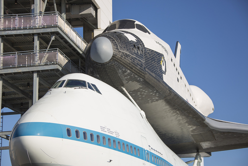 Shuttle Carrier Aircraft at the Space Center - Photo 1