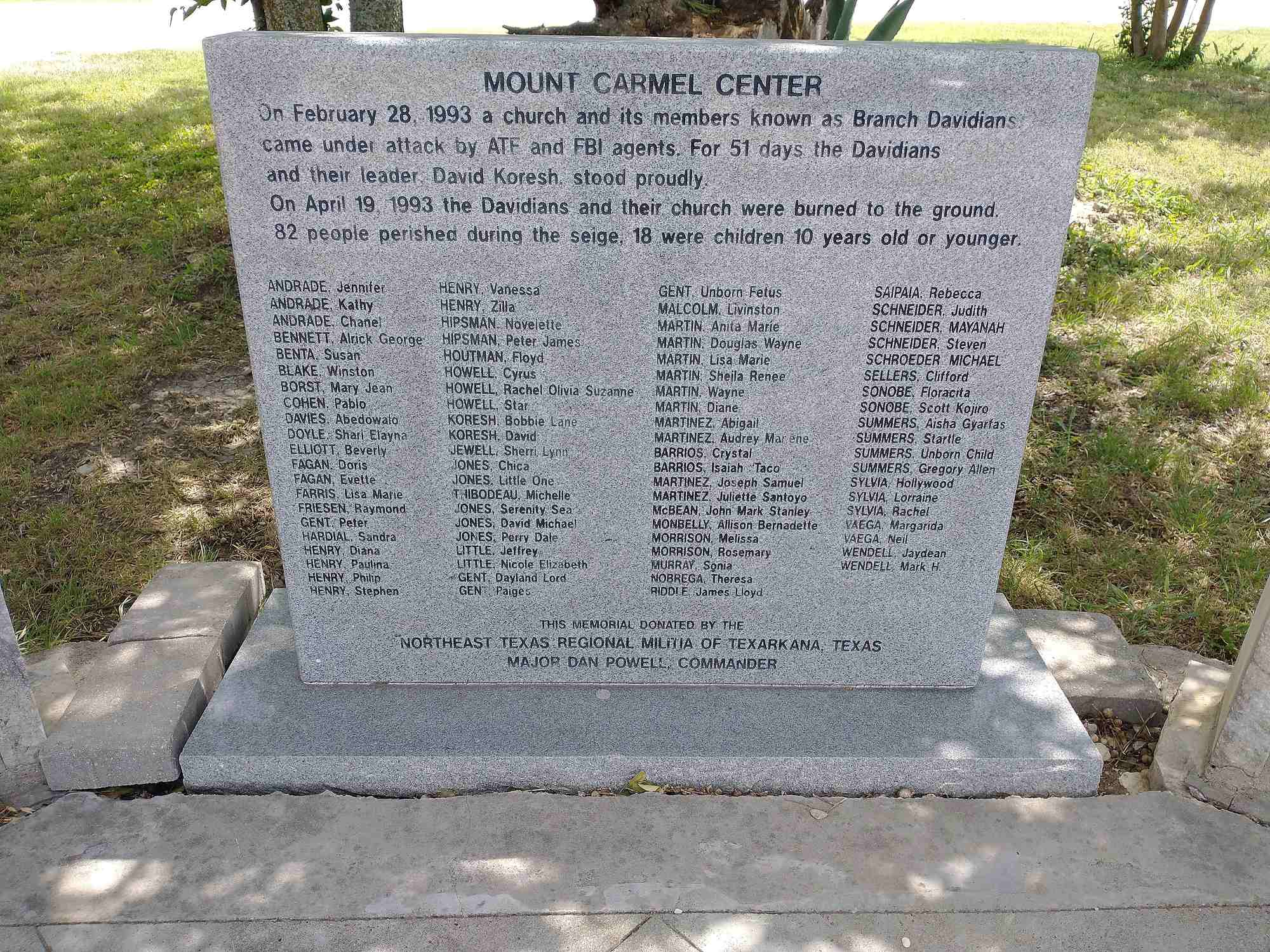 Mount Carmel Center Memorial - Photo 1
