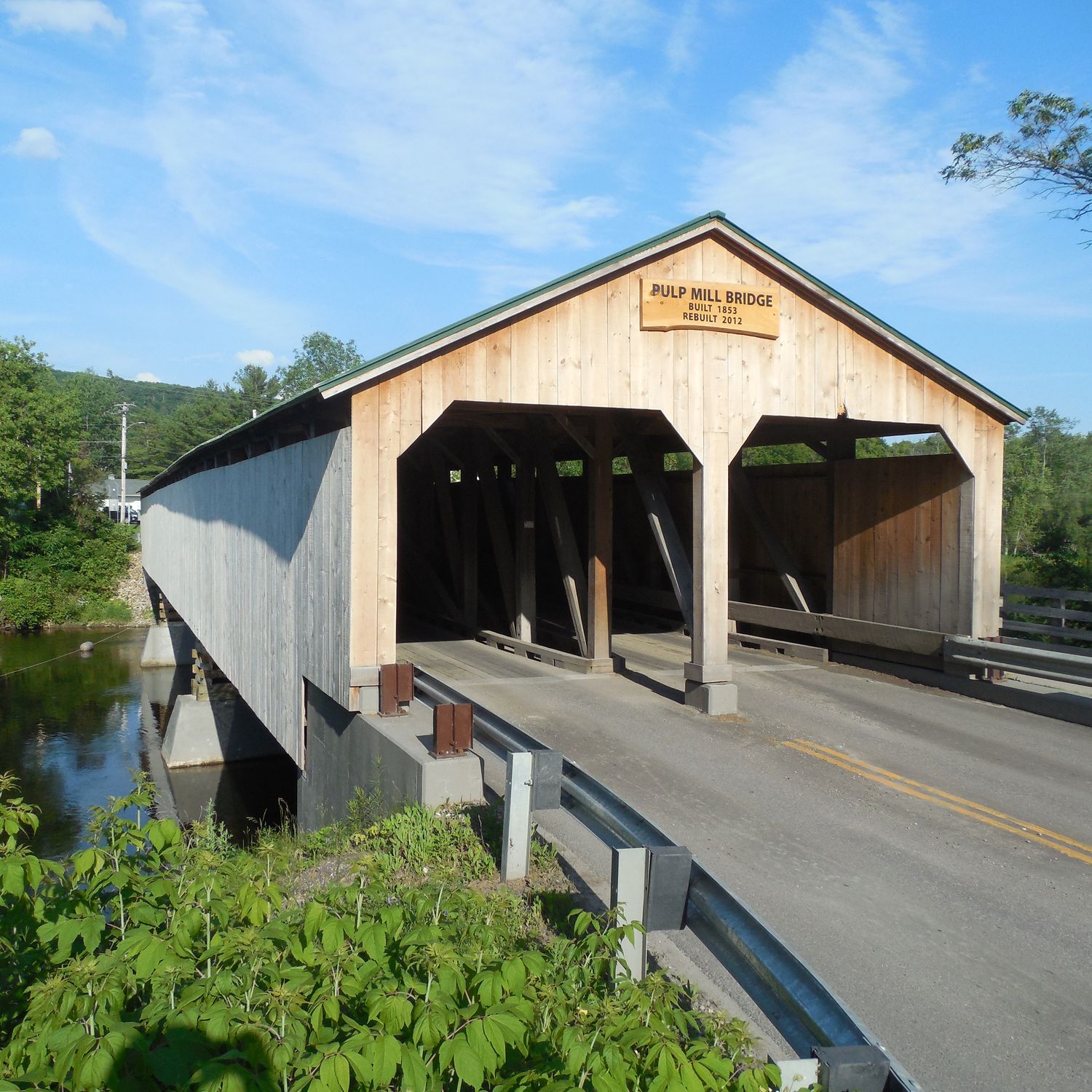 Pulp Mill Covered Bridge - Photo 1