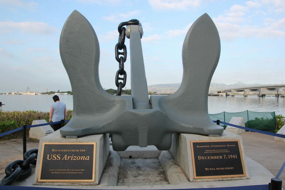 USS Arizona Anchor - Photo 1