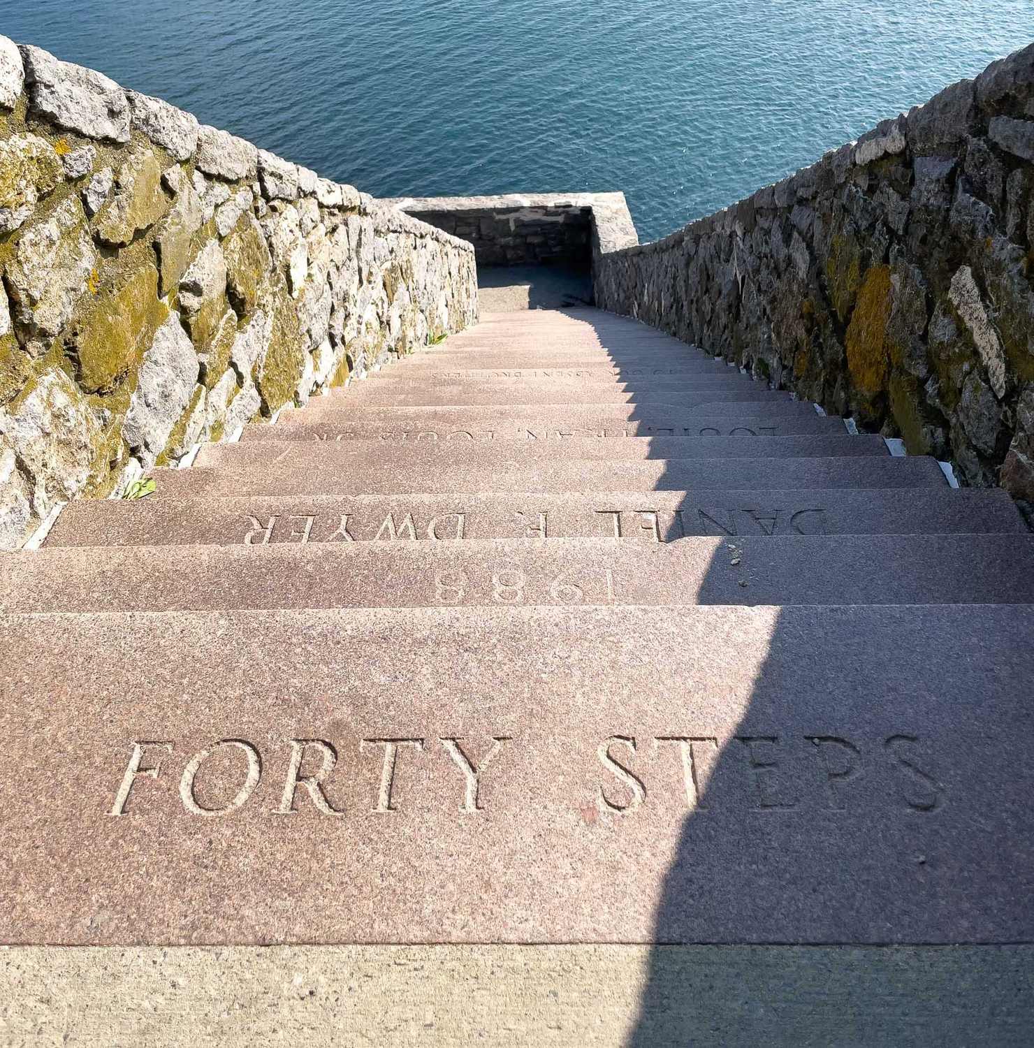 Newport Cliff Walk – Forty Steps - Photo 1