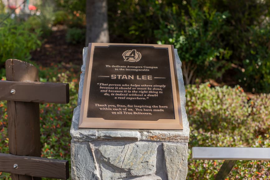 Avengers Campus Dedication Plaque - Photo 1