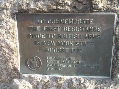 First Resistance to British Arms in New York State August 1776 - Photo 1