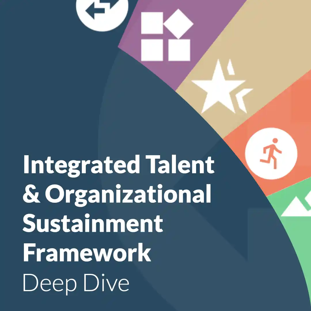 Integrated Talent and Organizational Sustainment Framework: Deep Dive.