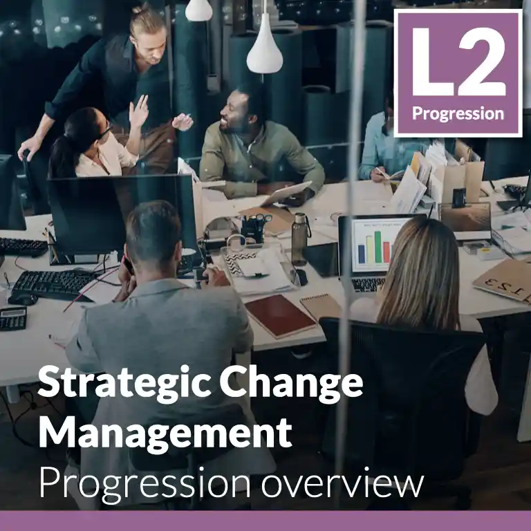 Strategic Change Management - Progression overview (L2 - Advanced)