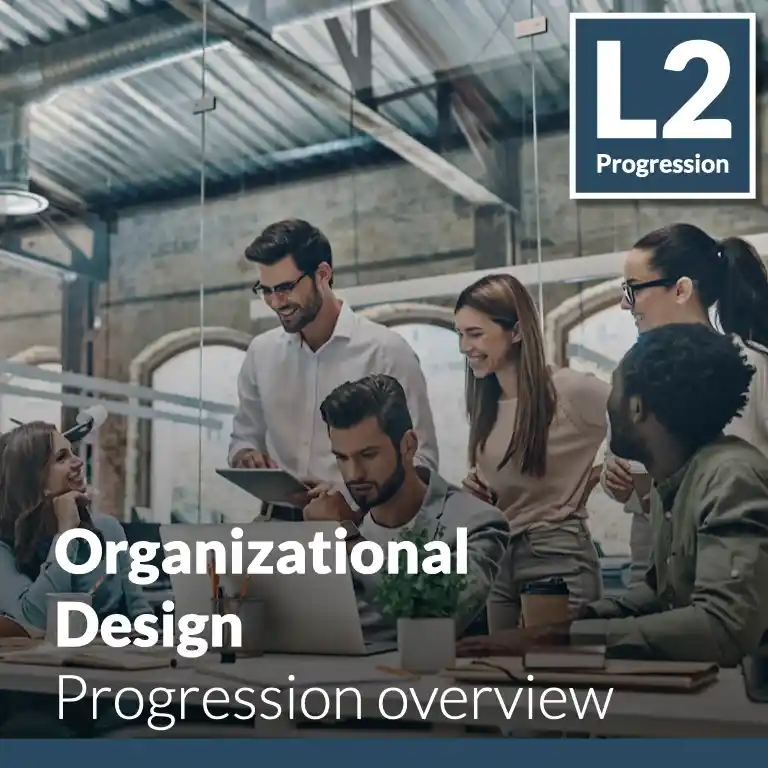 Organizational Design - Progression overview (L2 - Advanced)