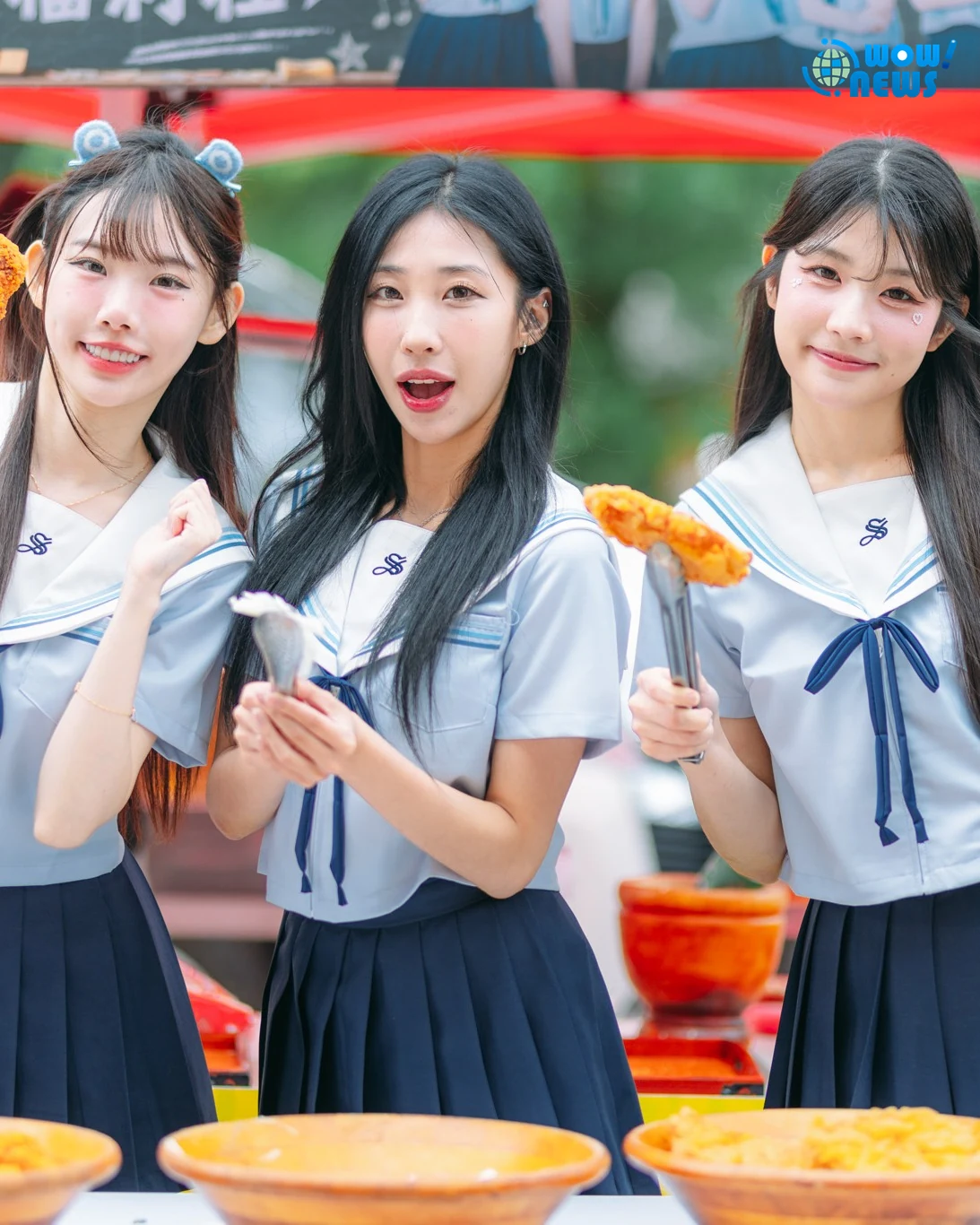 睦那京換穿學生服親自為粉絲打飯 洋基女孩萌翻全場 - 照片 6