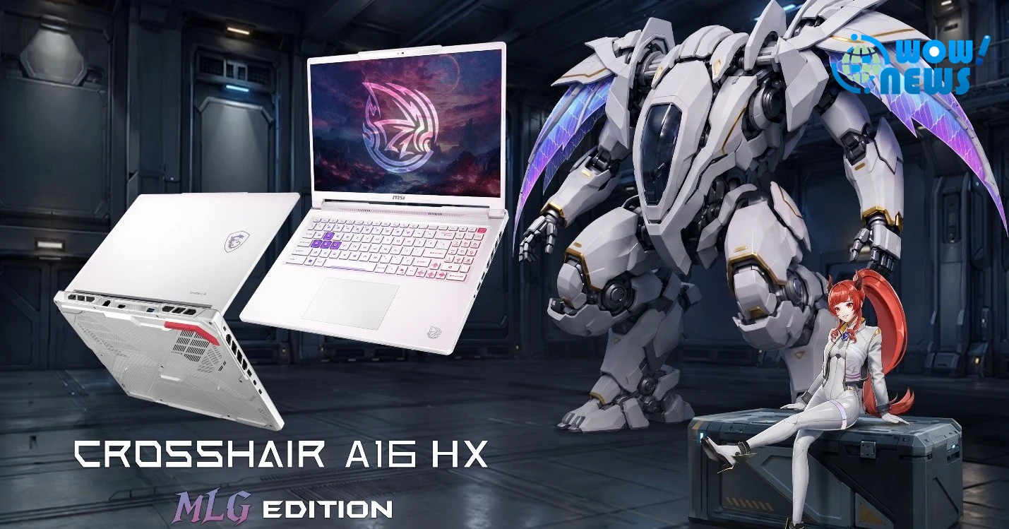 MSI魔龍姬限量電競筆電登台 結合星芒白與旗艦效能