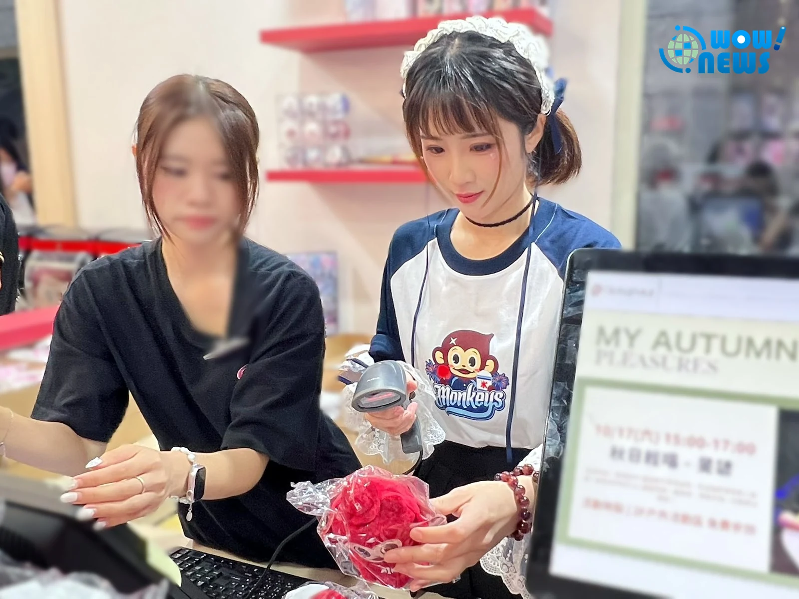 樂天女孩穎樂宋宋化身一日店長 板橋店排隊人潮繞三圈 - 照片 5