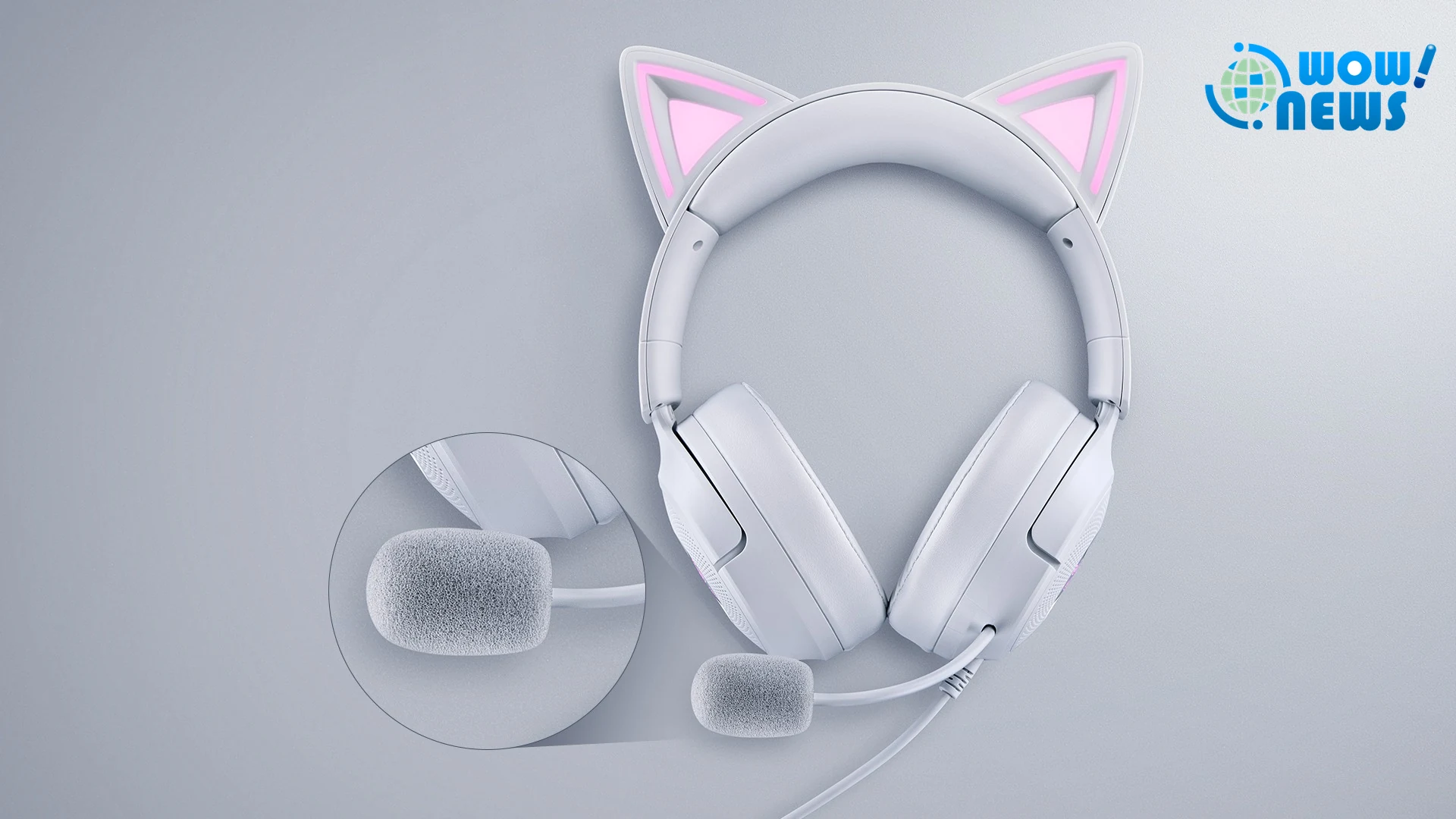 Razer推Kraken Kitty V3 貓耳互動燈效專為實況打造 - 照片 2