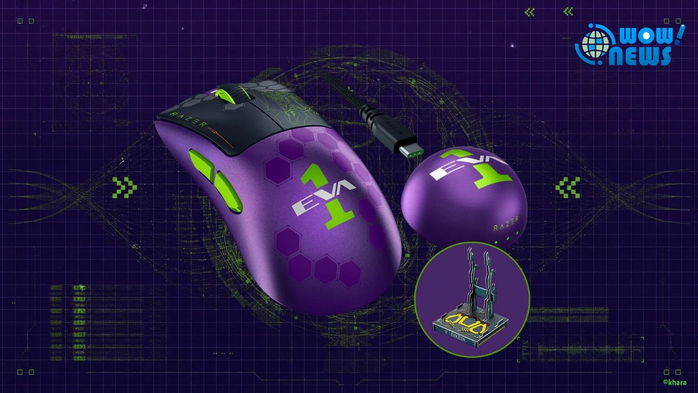 Razer攜手《新世紀福音戰士》推初號機聯名系列 全套電競裝備熱血登場