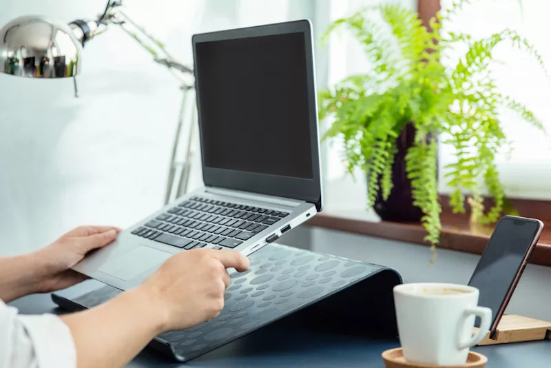 Declutter Your Office Desk with a Laptop Stand
