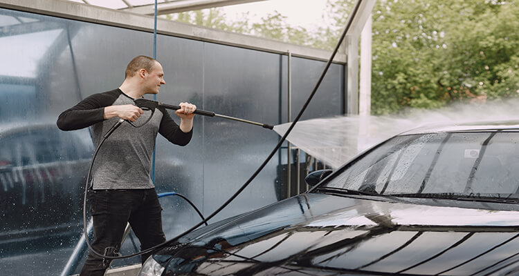 Cleaning Windshield