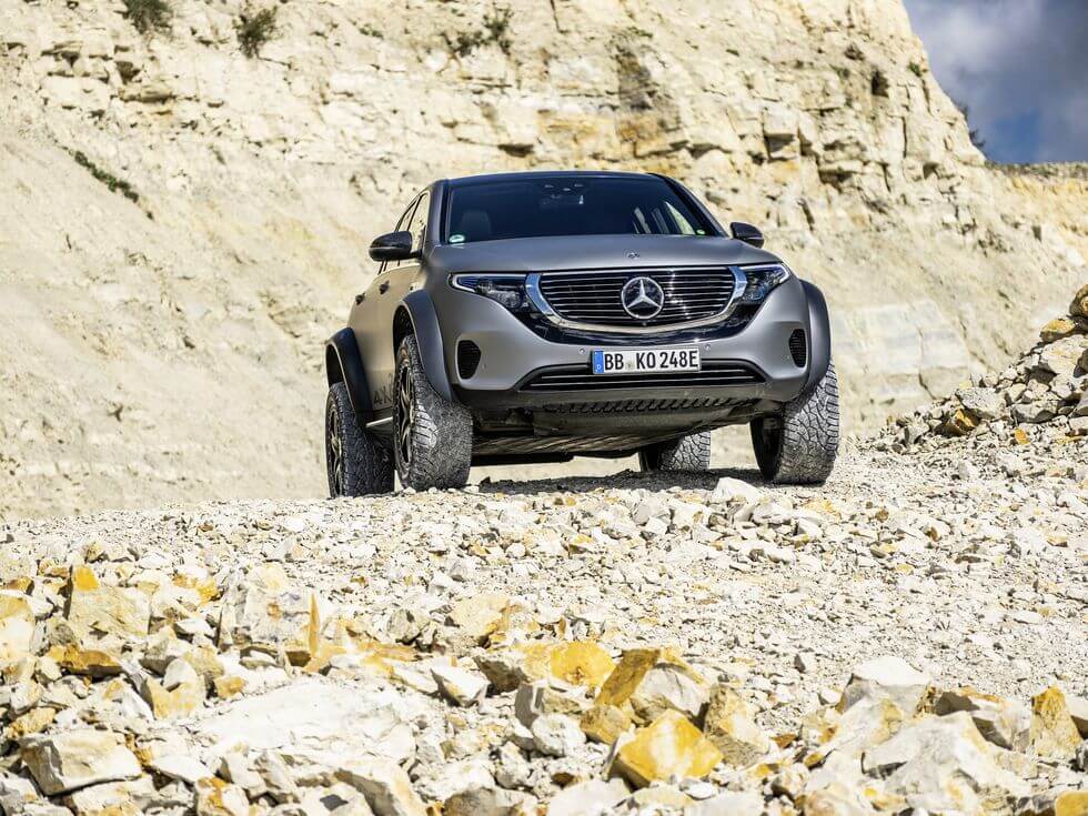 The concept of Mercedes EQC 4×4 Squared is here