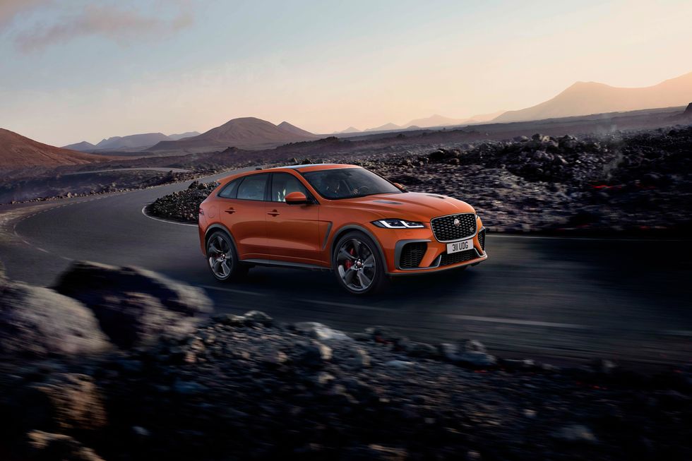 2021 Jaguar F-Pace SVR debuts with higher speed