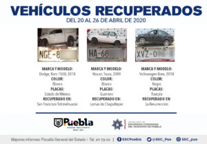 Recupera Policía Municipal nueve vehículos con reporte de robo