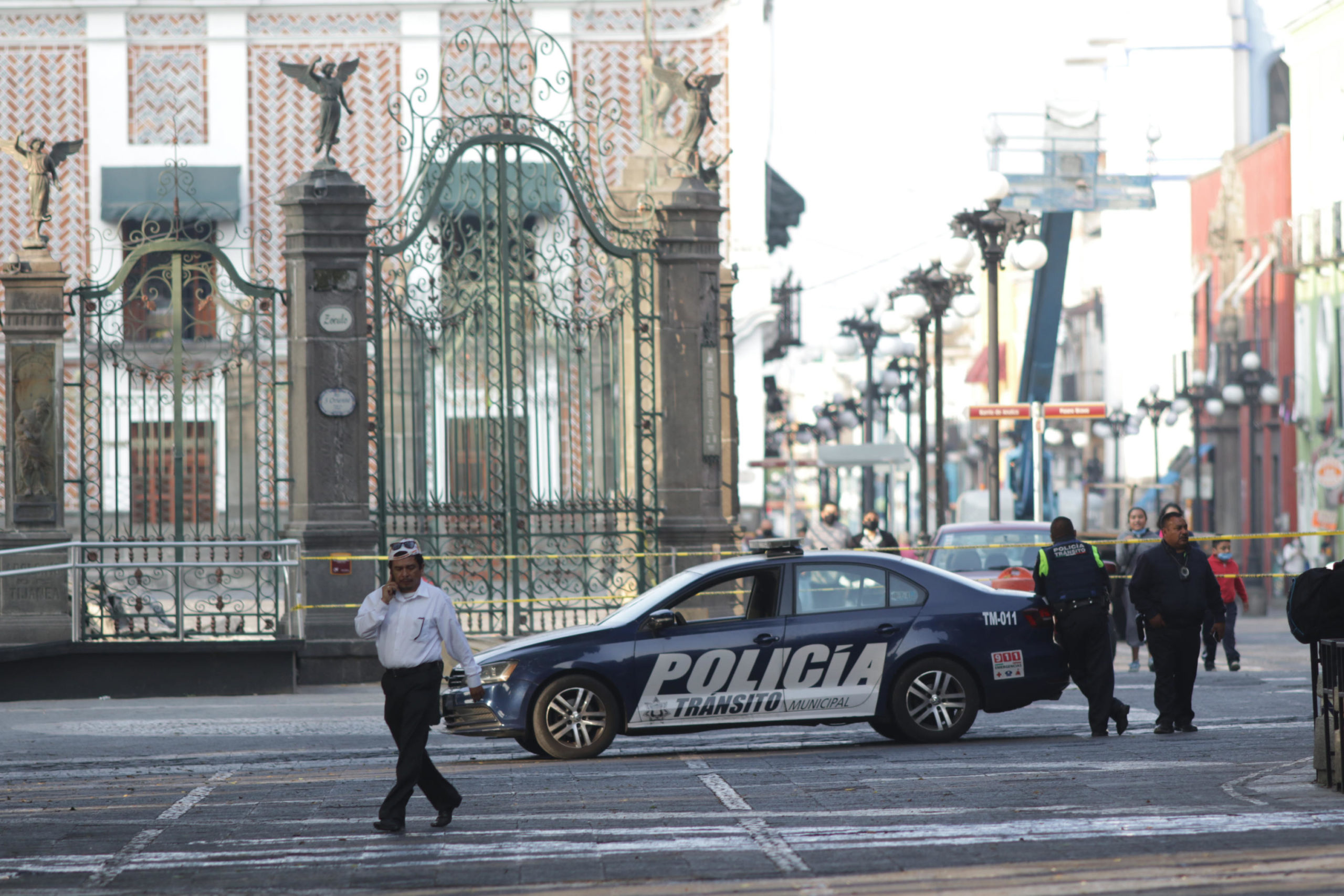 Cierran el Centro Histórico para vehículos por Covid-19