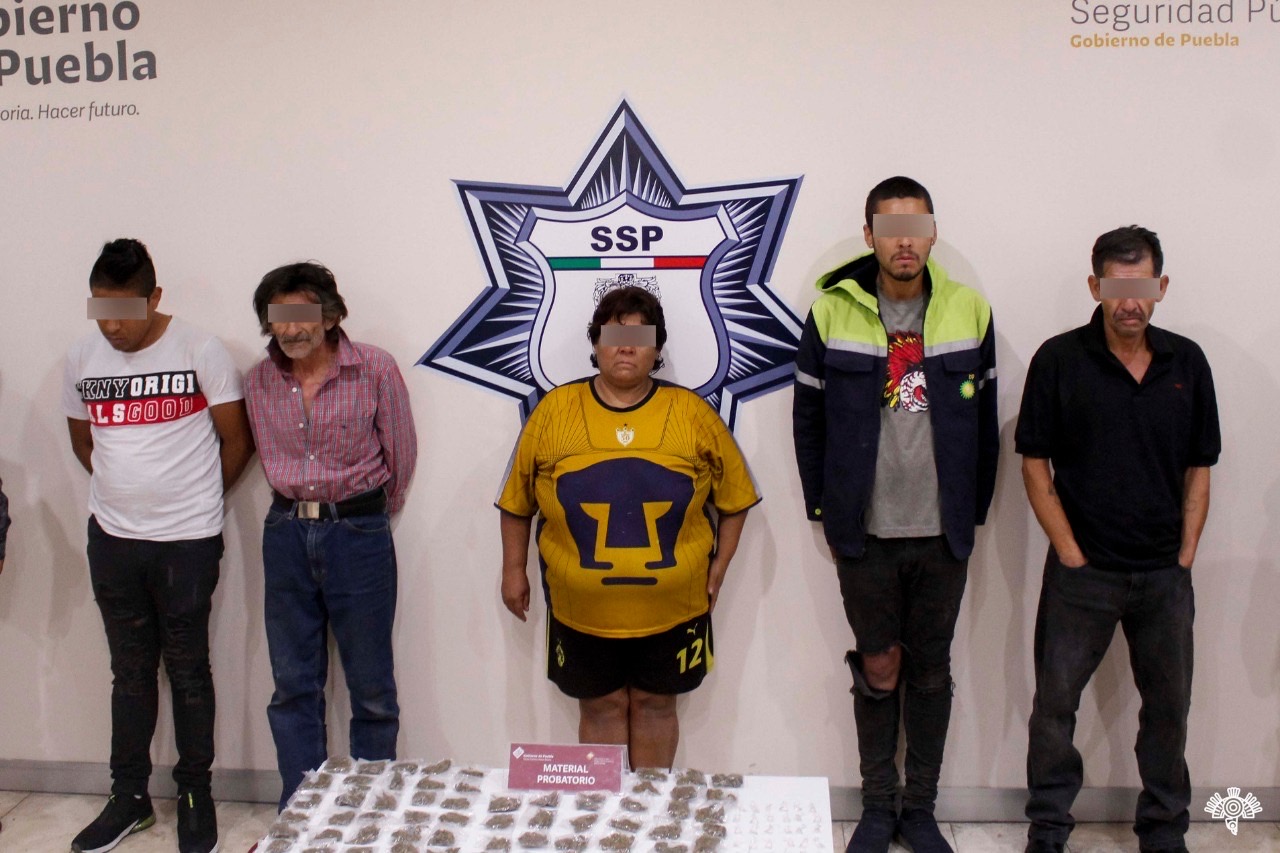 Capturan a cinco presuntos narcomenudistas de la banda de “El Moy”