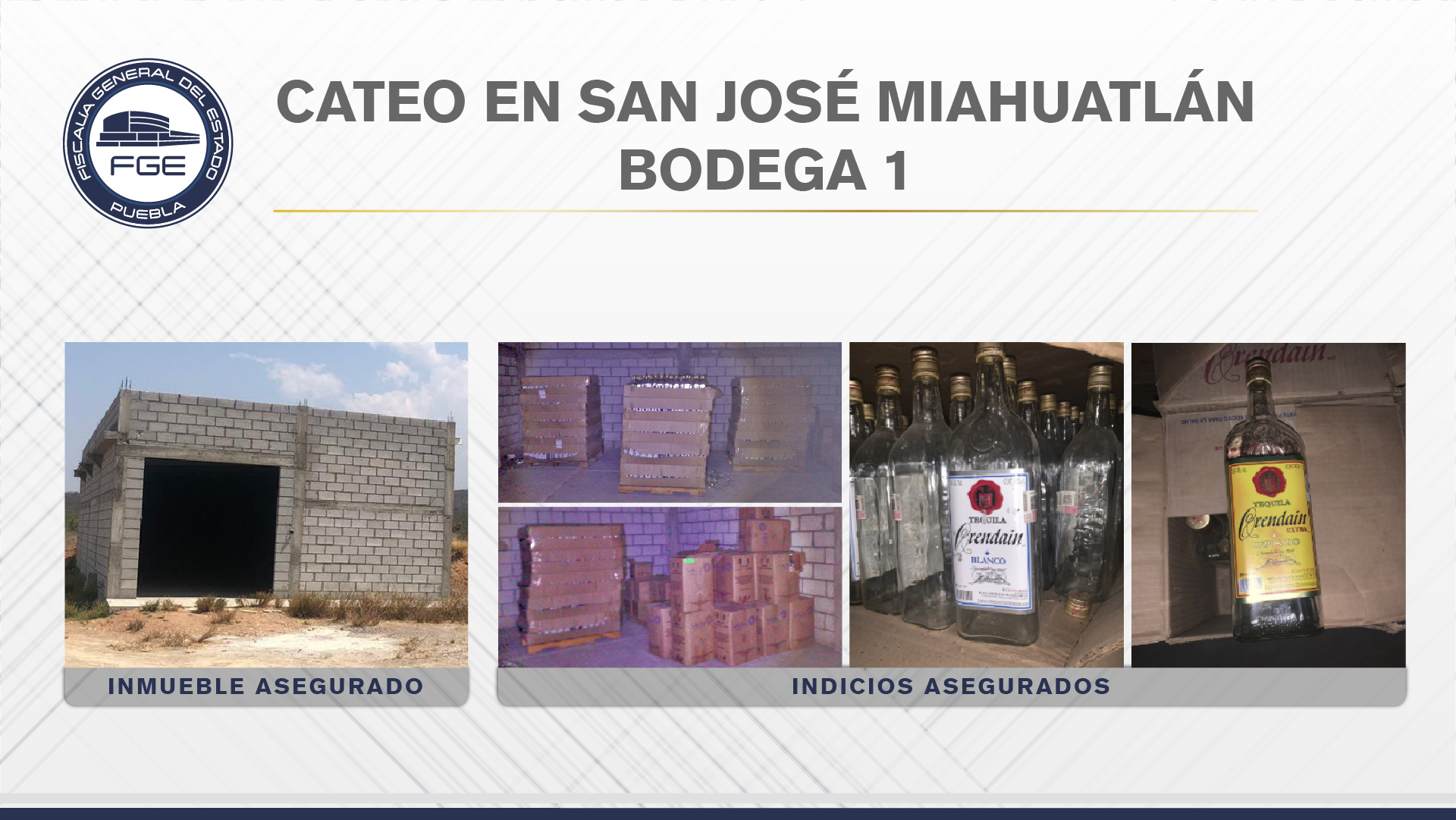 Asegura FGE más de 67 mil litros de alcohol adulterado en San José Miahuatlán