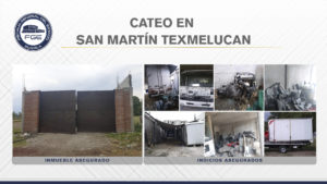 Catean inmueble en San Martín Texmelucan, encuentran autopartes robadas