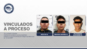 Prisión preventiva contra tres hombres por robo a FAMSA