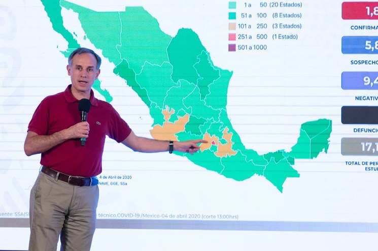 Mil 890 casos y 79 fallecimiento por COVID-19 en México