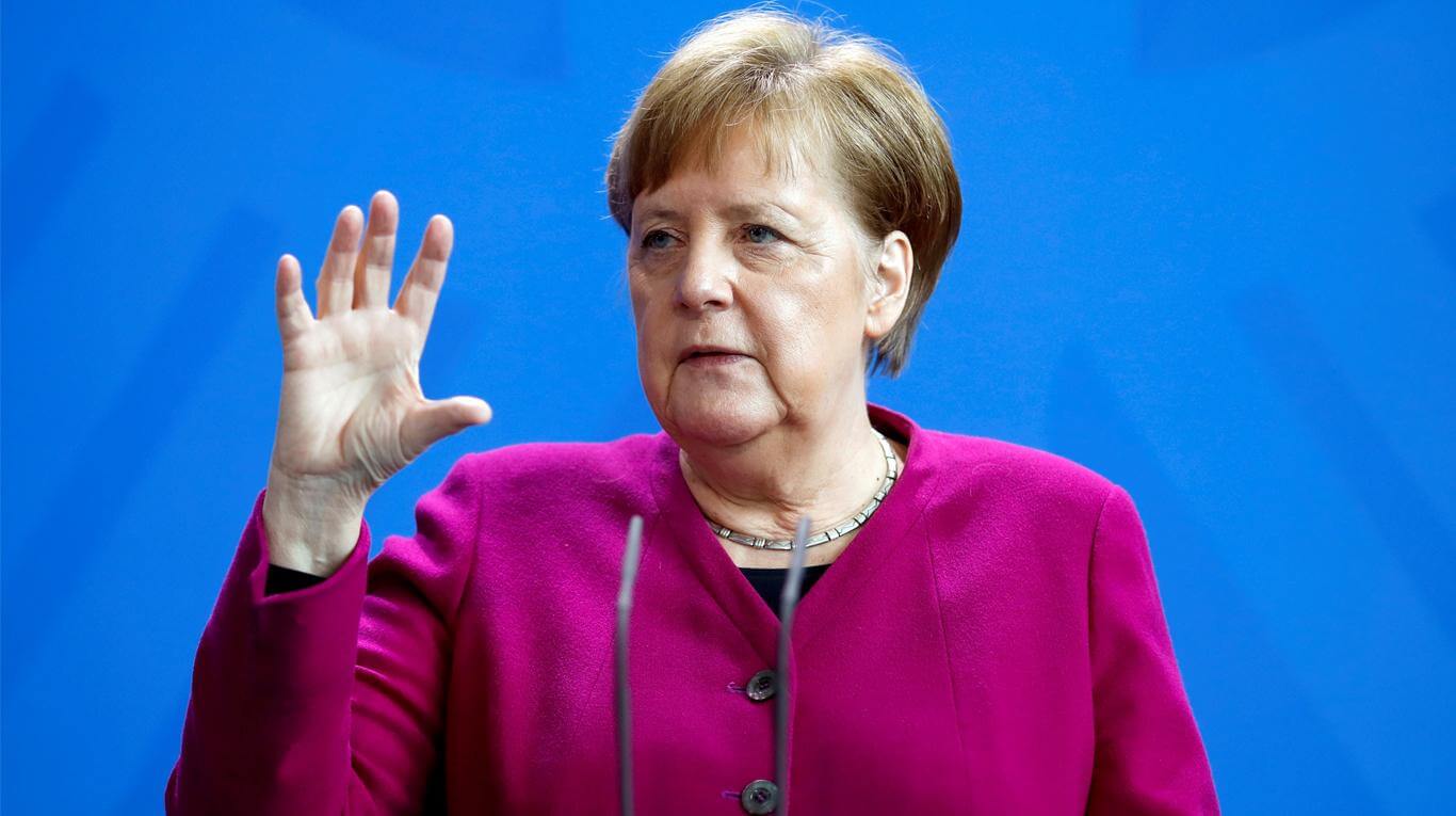 Merkel va por rescatar economía y ecología