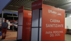 Instala el Organismo de Limpia cabinas sanitizantes para su personal operativo