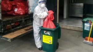Manejo de residuos biológico-infeccioso pro covid-19, es realizado por empresa
