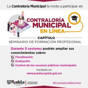 Gobierno de la Ciudad invita a participar en seminario virtual sobre fiscalización, evaluación y control de recursos públicos