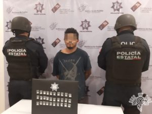 Narcomenudista de Zinacatepec fue detenido por la SSP