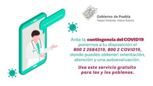 El Centro de Atención telefónica de gobierno del estado ha recibido 15 mil 469 casos