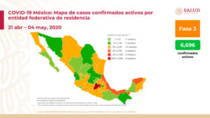 México registra 2 mil 271 muertes por coronavirus y 24 mil 905 casos confirmados