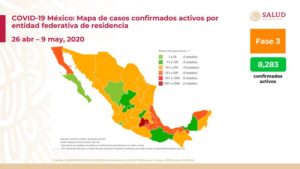 México registra 33,460 casos confirmados de COVID-19 y 3,353 muertes