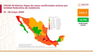 Van 74 mil 560 casos de COVID-19 y ocho mil 134 defunciones en México