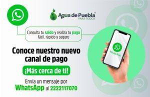 Mensaje de WhatsApp, la nueva opción para Consultar tu saldo y Pagar el agua