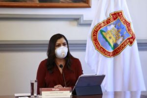 Sin sanción, solo exhortos a la población para mantener el confinamiento: Claudia Rivera