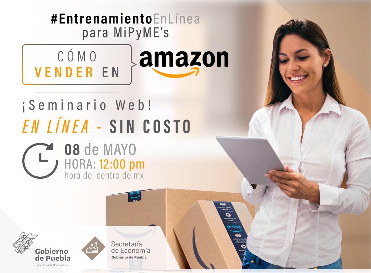 Desarrollan Secretaría de Economía y Amazon taller en línea