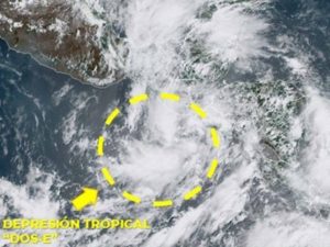 Se crea la primera Depresión Tropical de la temporada en el Océano Pacífico