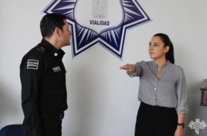 Karina Sauceda Castro nueva titular de la Policía Estatal de Vialidad