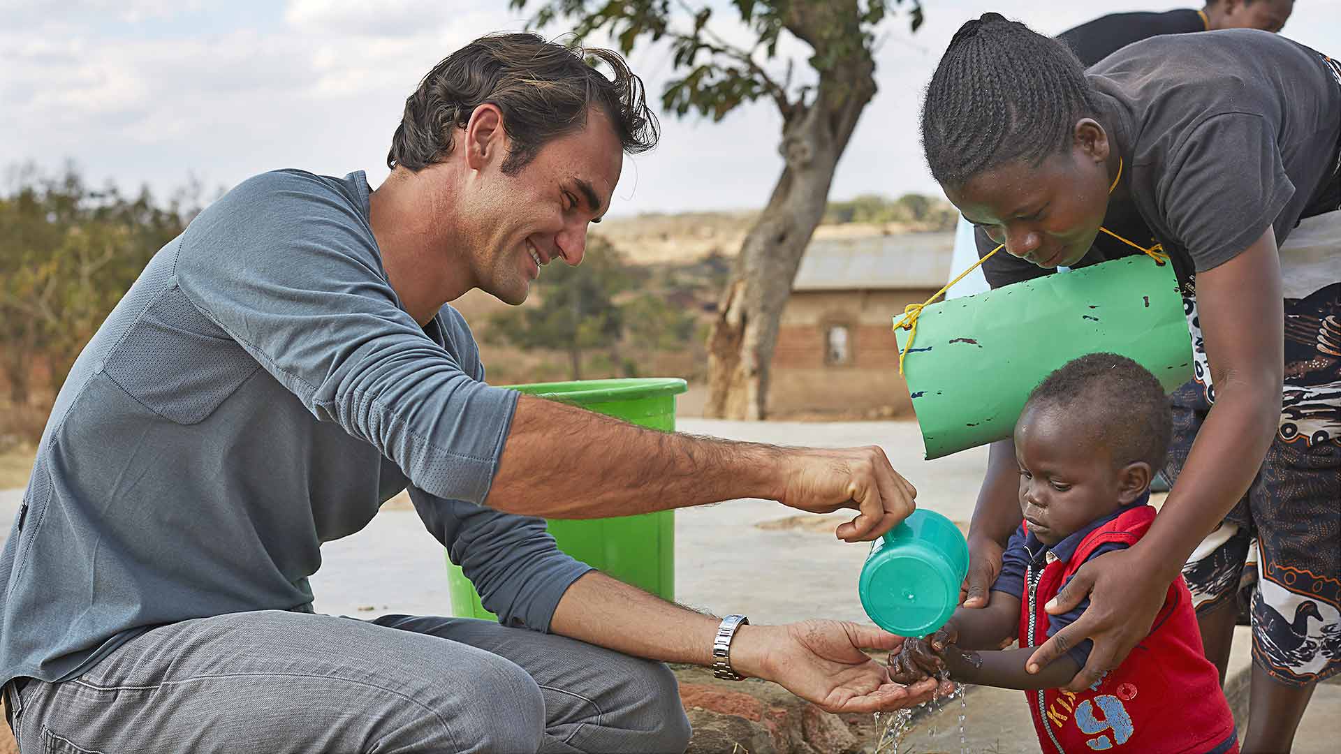 Fundación de Roger Federer apoyará a los niños de África con alimentos