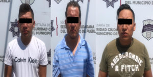 Detiene Policía Municipal a tres hombres por robo; recuperan tracto camión