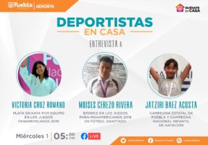 Deportistas del Programa de Becas Municipales compartirán experiencias en línea