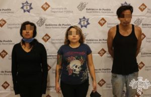 Detiene Policía Estatal a tres presuntos narcomenudistas de “El Moi” en Xilotzingo