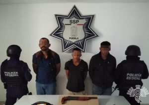 Asegura Policía Estatal a presuntos integrantes de banda dedicada al robo de transporte