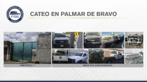 En Palmar de Bravo, Fiscalía cateó dos inmuebles conectados entre sí