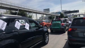 Nuevamente caravana anti AMLO recorre vialidades de Puebla